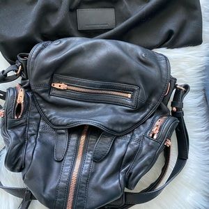 ALEXANDER WANG mini marti rose gold backpack NEW